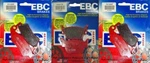 Ebc Sport Carbon Front & Rear Brake Pad Set - Honda TRX450R FA185X FA373X. Fixed Price $182.45.