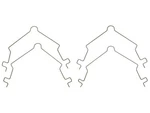 Raybestos Brakes Disc Pad Drag Reduction Clip H6038. Fixed Price $12.57.