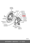 Genuine Oe Washer Metal MB520472 For Mitsubishi MB52-0472. Fixed Price $16.98.