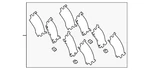 Genuine Toyota Disc Brake Pad Shim Kit 04945-76010. Fixed Price $47.48.