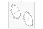 Genuine Toyota Disc Brake Pad Shim Kit 04946-F4020. Fixed Price $33.86.