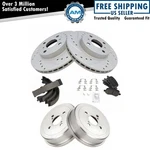 Front & Rear Ceramic Brake Pad Performance Rotor Shoes Drum Kit Toyota. Fixed Price $145.87.
