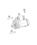 Genuine Mopar Hex Flange Lock Nut 6506929AA Qty 1. Fixed Price $18.80.
