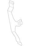 Genuine Audi Disc Brake Anti-rattle Clip 8R0-615-269. Fixed Price $29.50.