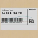 Genuine Bmw 34306884799 - Design Clip Performance. Fixed Price $67.22.