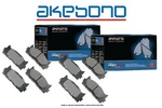 Front+rear Akebono Pro-act Ultra-premium Ceramic Brake Pads Usa Made AK96597. Fixed Price $134.94.