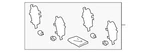 Genuine Toyota Disc Brake Pad Shim Kit 04946-33080. Fixed Price $27.36.