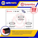 Brake Pads Set Fits Honda Accord CL3, CL4 2.3 Front To 03 Brembo 45022S1AE00. Fixed Price $36.65.