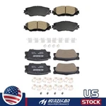 Quiet Front Rear Ceramic Brake Pads - Compatible With Toyota RAV4 Lexus HS250H. Fixed Price $34.04.