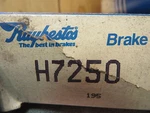 Brake Hardware Kit Raybestos Nos # H7250. Fixed Price $9.88.