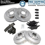 Front Metallic Disc Brake Pad & Rotor Rear Drum Shoe Kit For Focus. Fixed Price $170.56.