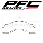 Pfc Brakes Rear Disc Pad Set For 1994-2000 Chevrolet C3500 Braking Tu. Fixed Price $173.45.