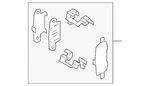 Genuine Infiniti Disc Brake Anti-rattle Clip Set D40805VG0A. Fixed Price $139.03.