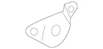 Genuine Mitsubishi Parking Brake Shoe Guide Plate MN116271. Fixed Price $10.63.
