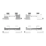 Genuine Dynamic Friction Dfc Disc Brake Hardware Kit 340-67028. Fixed Price $5.65.