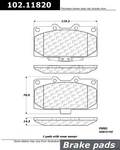 Centric Front Disc Brake Pad For 06-07 Impreza (102.11820). Fixed Price $30.34.