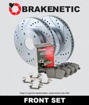 Front Brakenetic Drill Slot Rotors+ceramic Pads F-sport 356MM 35.44204.11. Fixed Price $416.00.
