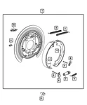 Genuine Mopar Brake Adjusting Screw Socket 68517040AA. Fixed Price $12.26.