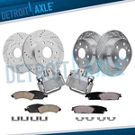 Front Rear Drilled Rotors Brake Pads + Calipers For Silverado Suburban 1500. Fixed Price $400.26.