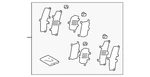 Genuine Toyota Disc Brake Pad Shim Kit 04945-33310. Fixed Price $33.53.