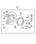 Genuine Mopar Parking Brake Adjusting Lever 5179288AA. Fixed Price $20.37.