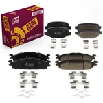 Front & Rear Ceramic Disc Brake Pad Set 11-19 Ford Explorer Flex Taurus. Fixed Price $61.97.