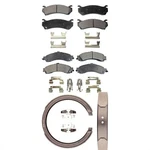 Front Brake Pads Rear Parking Shoes Kit For Chevrolet Suburban 1500 2000-2006. Fixed Price $95.60.