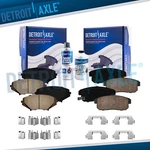Front And Rear Ceramic Brake Pads With Hardware For 2004-2011 Mazda RX-8. Fixed Price $62.52.
