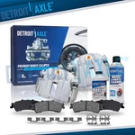 Rear Brake Calipers & Pads Kit For Gmc Sierra Silverado 1500 Yukon Deville. Fixed Price $153.31.