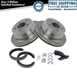 Rear Ceramic Brake Pad & Rotors With Parking Shoes For Blazer Jimmy Bravada. Fixed Price $101.81.