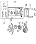 Genuine Mopar Disc Brake Pad Set 5174001AC. Fixed Price $120.28.