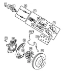 Genuine Mopar Disc Brake Pad Spring Kit 68578000AA. Fixed Price $19.81.