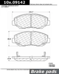 Centric Front Disc Brake Pad For Cr-v, Ilx, Civic (106.09142). Fixed Price $69.48.