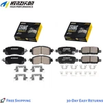 Front And Rear Ceramic Disc Brake Pads For 2014-2015 Nissan Leaf New. Fixed Price $28.62.
