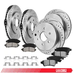 Rear Drilled Rotors + Brake Pads For Nissan Frontier Xterra Suzuki Equator. Fixed Price $156.99.