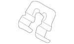 Genuine Hyundai Disc Brake Pad Retaining Clip 58246-0W000. Fixed Price $8.79.