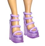 Rainbow High World Violet Willow Doll Slime Kit Outfit Shoes Purple Wedge Heels. Fixed Price $5.99.