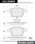 Centric Rear Disc Brake Pad For 03-14 Volvo XC90 (102.09800). Fixed Price $29.22.