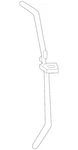 Genuine Toyota Caliper Retainer Clip 47743-04093. Fixed Price $5.40.