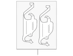 Genuine Bmw Brake Pads Spring 34-11-2-359-857. Fixed Price $38.70.