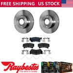 Front Kit Brake Rotors + Ceramic Pads & Hardware For 1995-1998 200SX Raybestos. Fixed Price $122.15.
