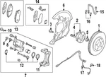 Genuine Mazda Disc Brake Anti-rattle Clip Set DGY9-33-29Z. Fixed Price $43.40.