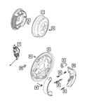 Genuine Mopar Brake Shoe Hold Down Spring Kit 68656767AA. Fixed Price $34.76.