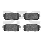 Dynamite Friction Rear Disc Brake Pad Set For 04-11 Mazda RX-8 (1551-1008-00). Fixed Price $41.87.