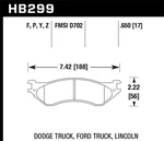 Hawk Performance HB299F.650 Hps Disc Brake Pad. Fixed Price $136.99.