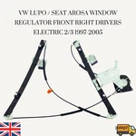 Electric Window Regulator Rh Side Vw Lupo / Arosa Oem Quality. Fixed Price $33.59.