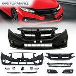 Complete Front Bumper Cover Kit With Fog Light For 2019-2021 Honda Civic Sedan. Fixed Price $339.11.