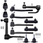 12X Front Ball Joints Tie Rod Ends Idler Arms Kit For 1990-2005 Gmc Safari. Fixed Price $73.47.