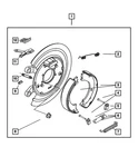 Genuine Mopar Upper Shoe Return Spring 5179335AA. Fixed Price $8.64.