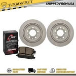 Rear Centric Oe Brake Pads And Rotors Kit For 1988-1990 Volvo 740 760. Fixed Price $127.45.